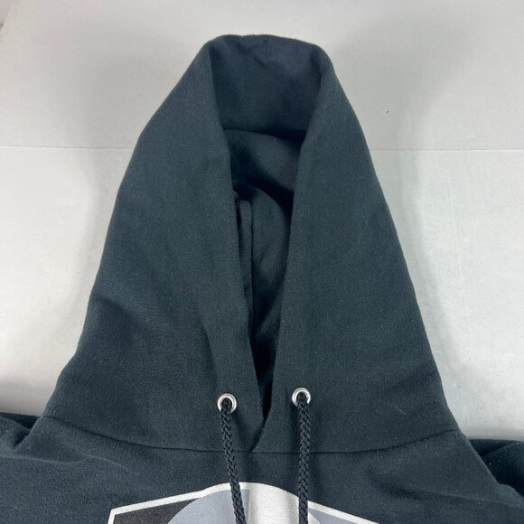 2015 Star Wars The Force Awakens Sweatshirt Adult Large Black Faded Hoodie Movie - Picture 7 of 15